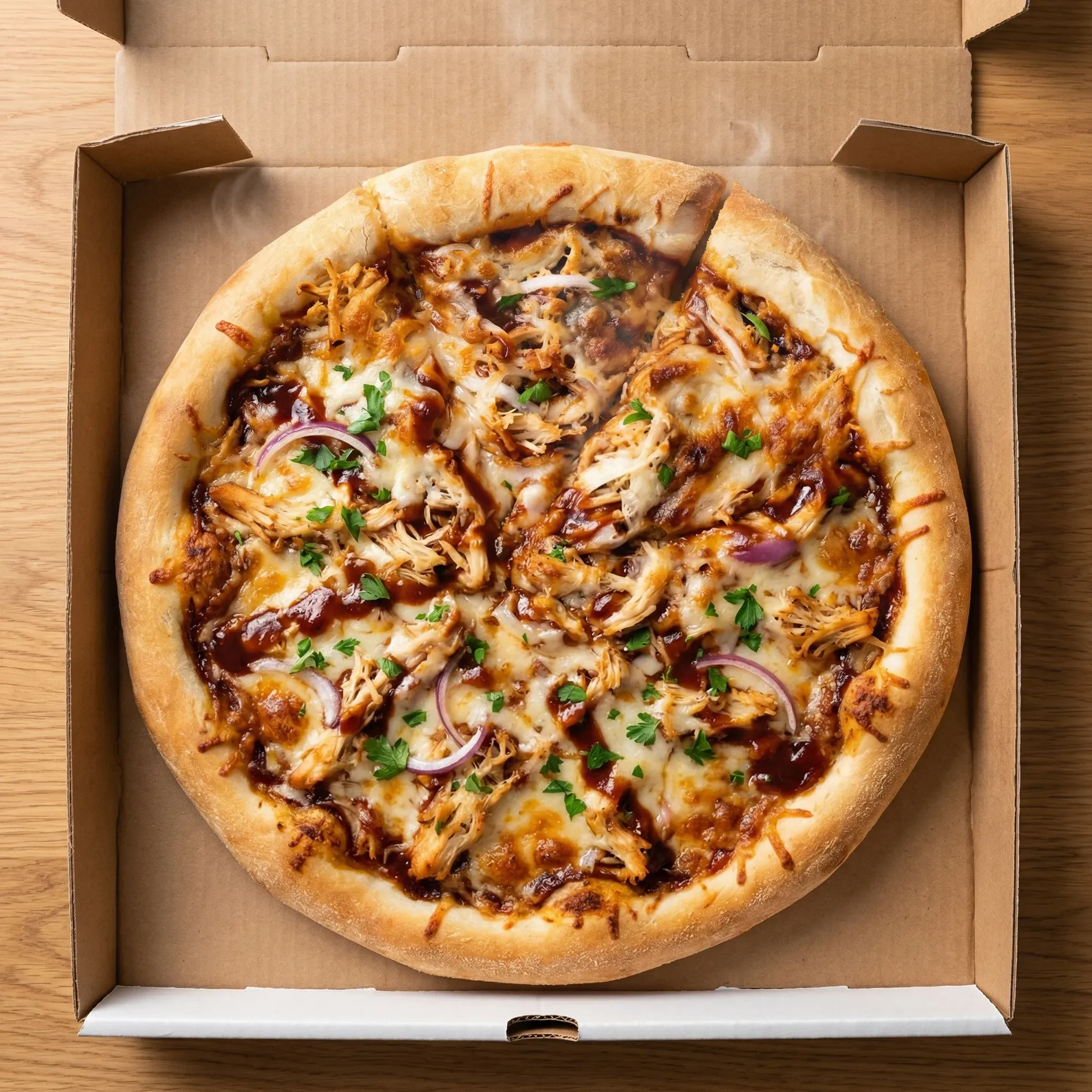 Barbeque Chicken Pizza at THE YYC PIZZA Calgary