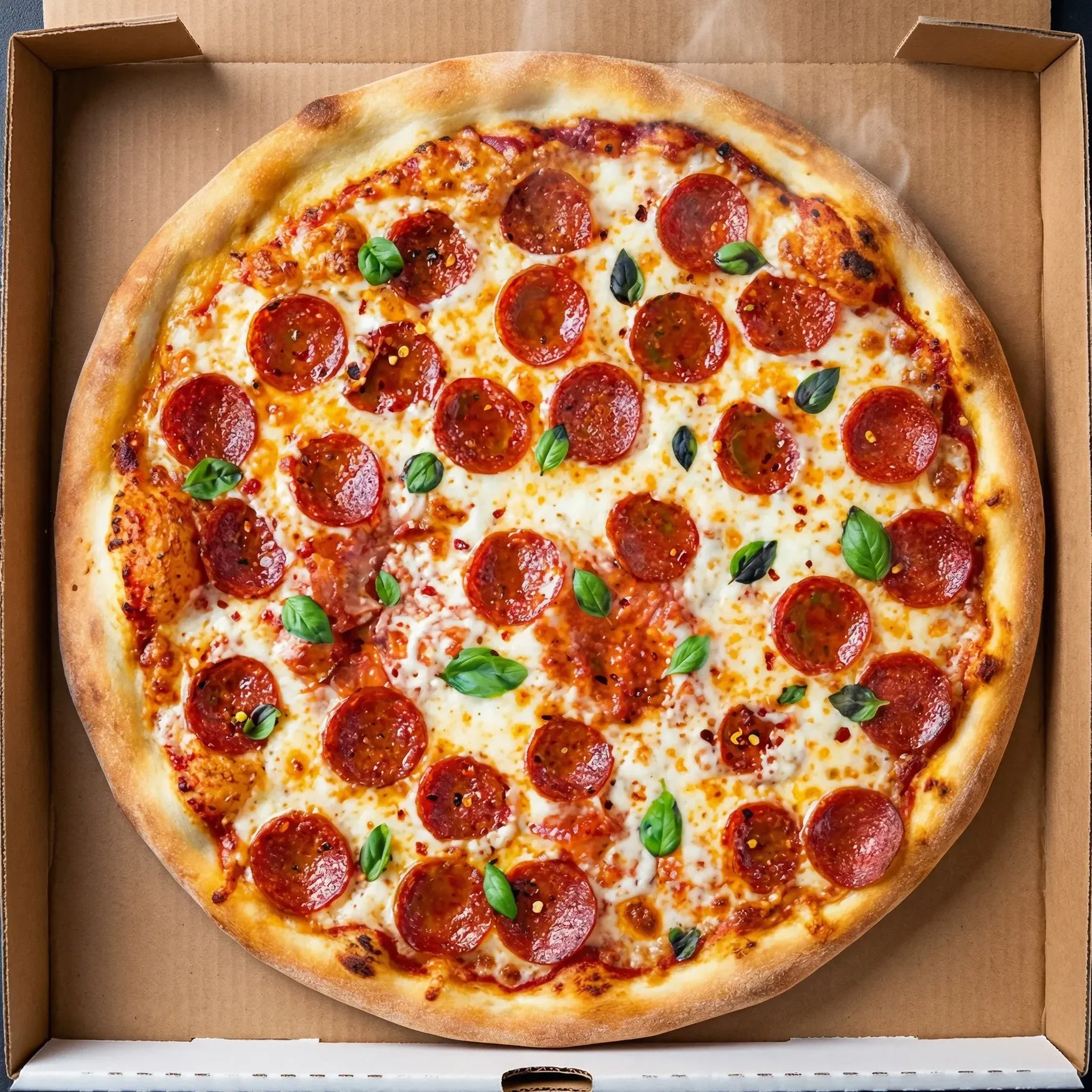 Pepperoni pizza at THE YYC PIZZA in Nolan Hill, Calgary